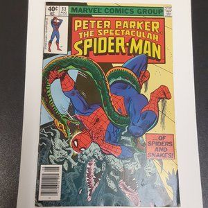 The Spectacular Spider-Man #33 Newsstand Edition (1979) Written by Bill Mantlo